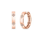 Love In Verona Rose Gold Large Hoop Earrings - Dracakis Jewellers